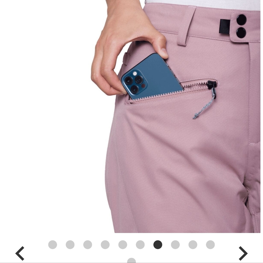 686 XS Dusty Mauve Aura Insulated Cargo Pant - Women's - Picture 12 of 16